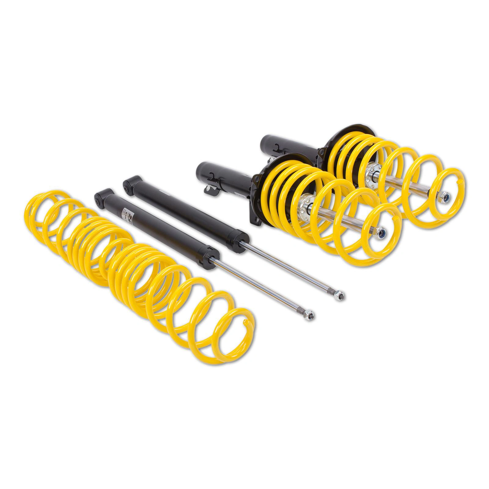 ST Assetto Sportivo Fisso – Kit asse anteriore e posteriore – Abbassamento ant. 30 / post. 30 – Cod. 23282047 per SKODA FABIA II Combi