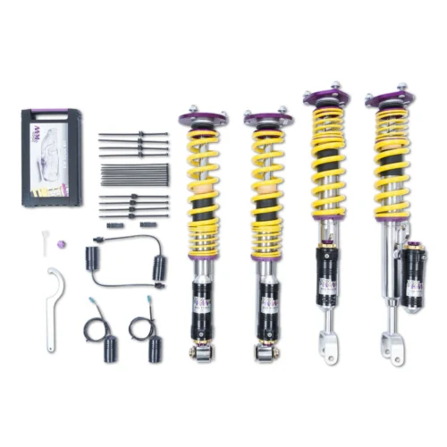 KW V4 Assetti a Ghiera Stradali con Top Mount (incl. kit disattivazione ammortizzatori elettronici) – Cod. 3A720098 per BMW Serie 5, Serie 6 Gran Coupe