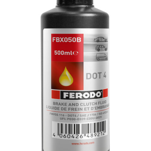 Liquido freni Ferodo DOT 4 – 500 ml (etichetta Est Europa)