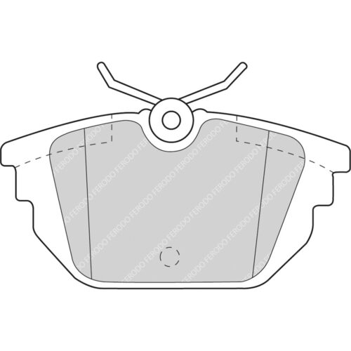 Pastiglie freno posteriori Ferodo DS Performance – Cod. FDS1113 per Alfa Romeo 145, Alfa Romeo 146, Alfa Romeo 155 e altri