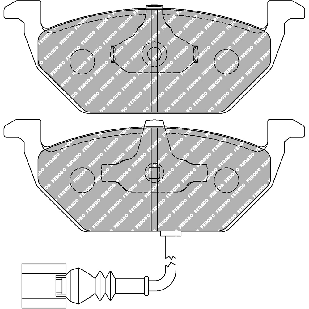 Pastiglie freno anteriori Ferodo DS Performance - Cod. FDS1398 per Audi A2, Audi A3, Audi RS3 e altri
