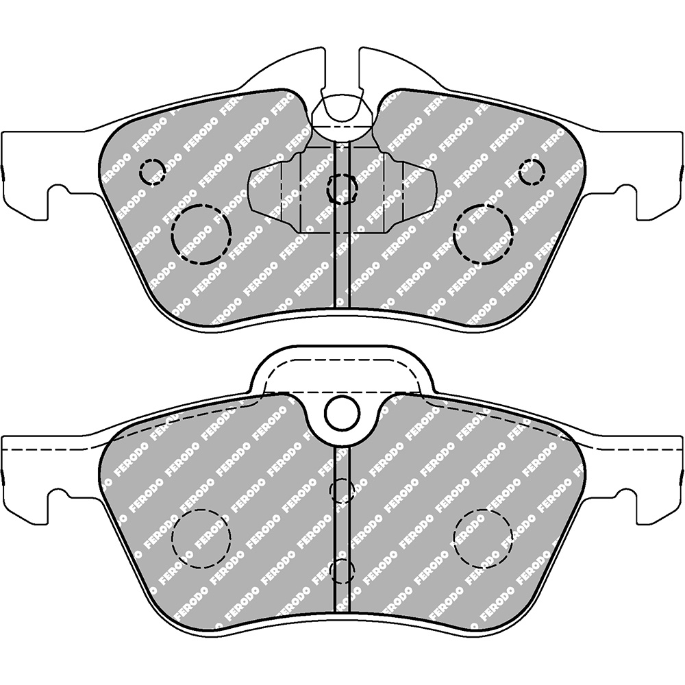 Pastiglie freno anteriori Ferodo DS Performance - Cod. FDS1499 per Mini Mini