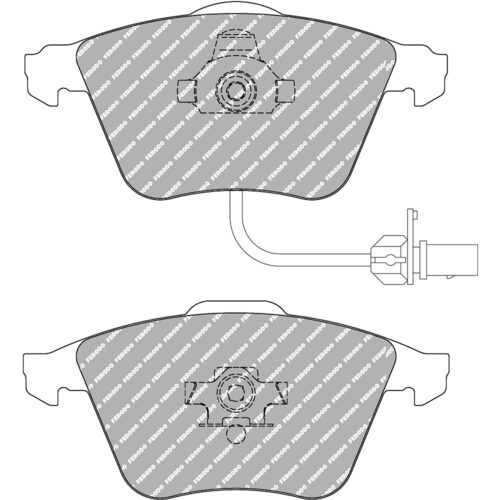 Pastiglie freno anteriori Ferodo DS Performance – Cod. FDS1629 per Audi A4, Audi A6
