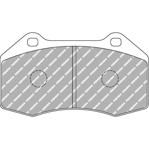 Pastiglie freno anteriori Ferodo DS Performance – Cod. FDS1667 per Renault CLIO, Renault MEGANE, Renault SCENIC
