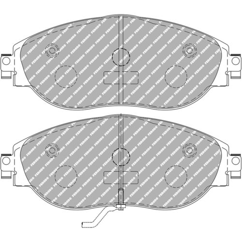 Pastiglie freno anteriori Ferodo DS Performance – Cod. FDS4425 per Audi A3, Seat ALHAMBRA, Seat LEON e altri