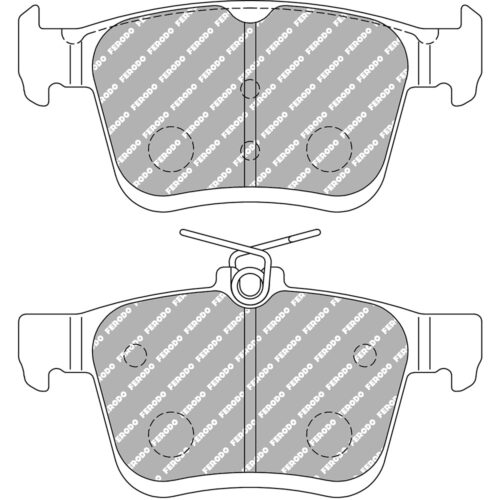 Pastiglie freno posteriori Ferodo DS Performance – Cod. FDS4434 per Audi A3, Audi Q2, Audi TT e altri