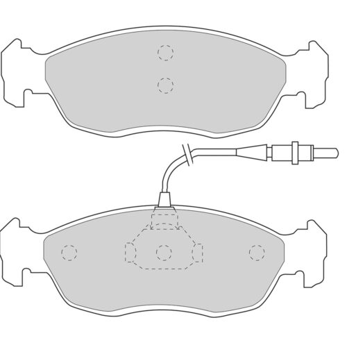 Pastiglie freno anteriori Ferodo DS Performance – Cod. FDS876 per Peugeot 106, Peugeot 306
