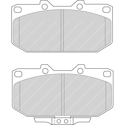 Pastiglie freno anteriori Ferodo DS Performance – Cod. FDS986 per Nissan 200SX, Nissan 300ZX, Nissan FAIRLADY Z e altri